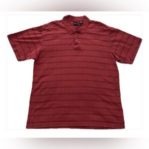 Arrow Men’s Burgundy Short-Sleeve Polo Shirt Size L